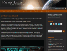Tablet Screenshot of klemenlozar.com